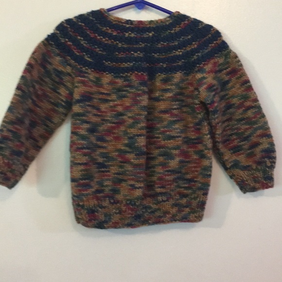 Scotland’s Finest Children’s Hand-Knitted Sweater NEW 12-24 Month Button-Up Cute - Picture 4 of 6